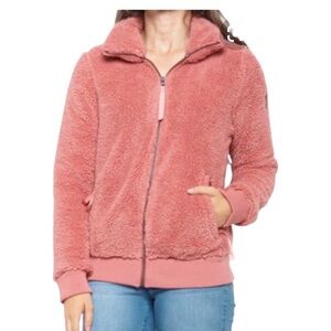 Free Country Plush faux fur jacket pink large